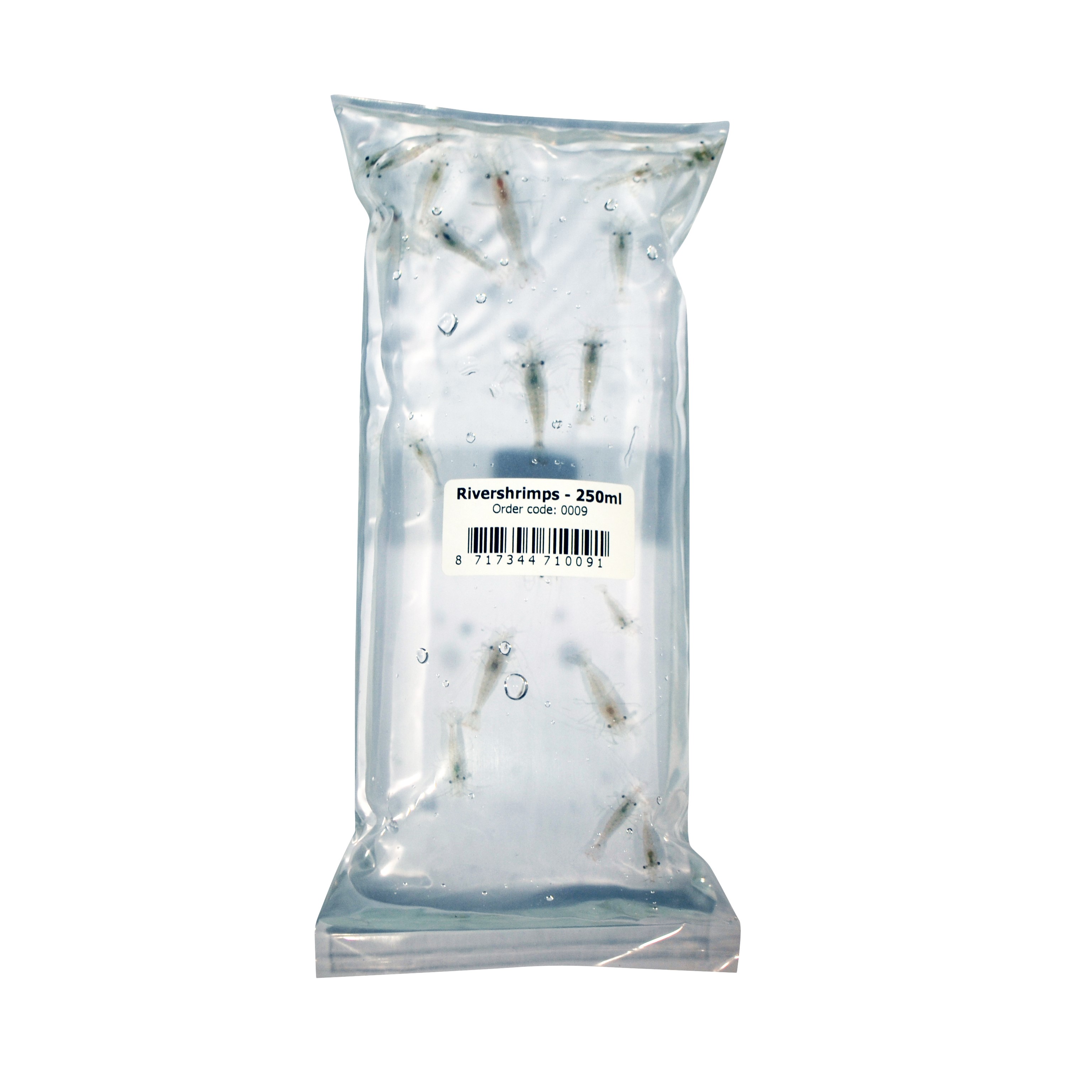 Voedergarnalen levend 250 ml.